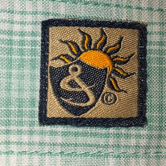 Hook & Tackle Plaid  Button Down Fishing Gear Shirt-0618 - Picture 6 of 12